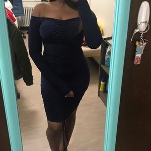 Blue Dress with Strings
